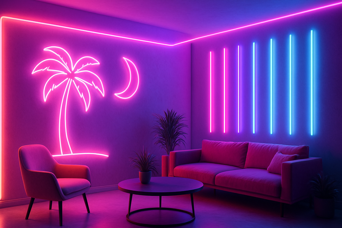 Creative Ways to Use Neon Lights in Interior Design