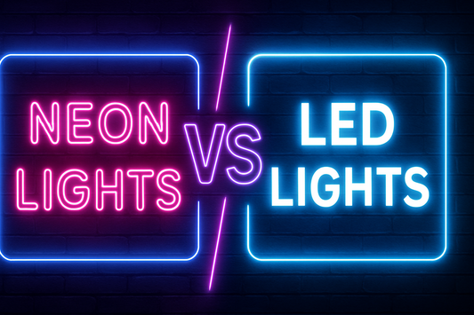 Neon Lights vs. LED Lights: Which is Better for Your Space?