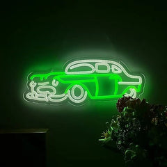 Old Car Neon Sign