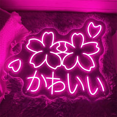 Sakura Kawaii Neon Sign