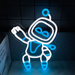 Astro Bot Neon Sign