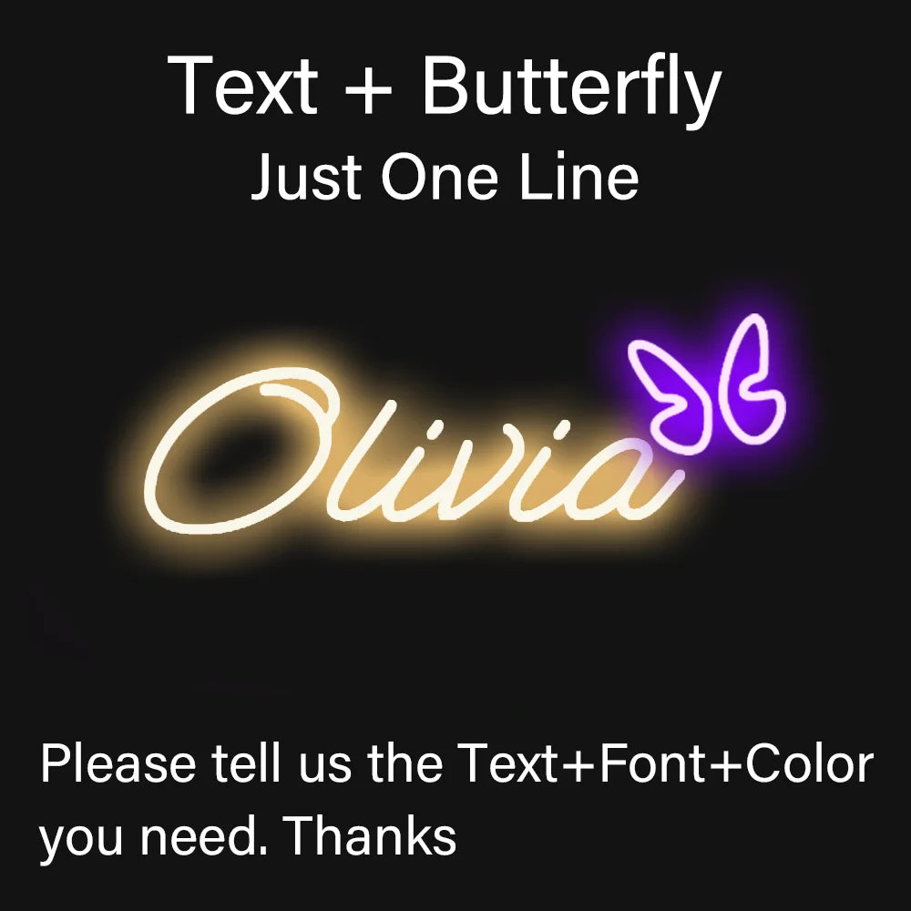 Custom Kids Name Neon Sign