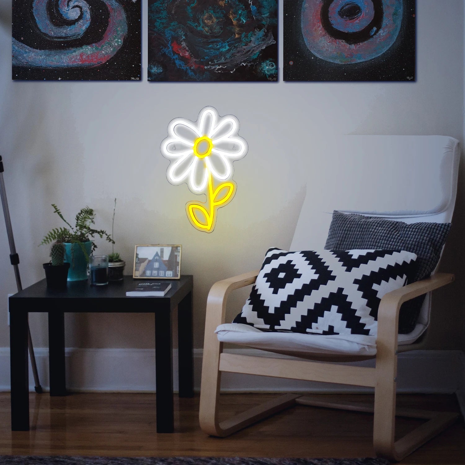 Daisy Flower Neon Sign