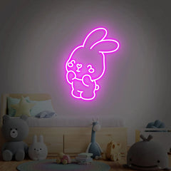 Cute Bunny Neon Sign