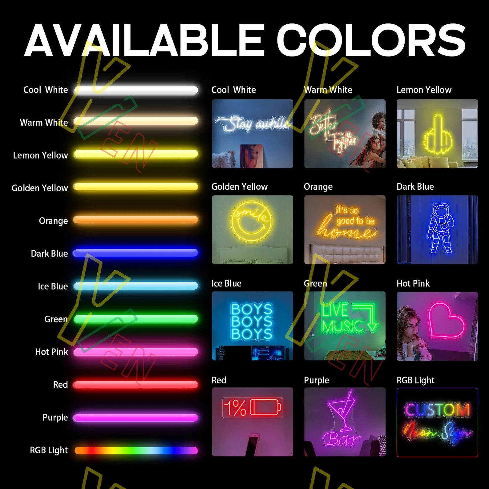 USB Ice Cream Neon Sign
