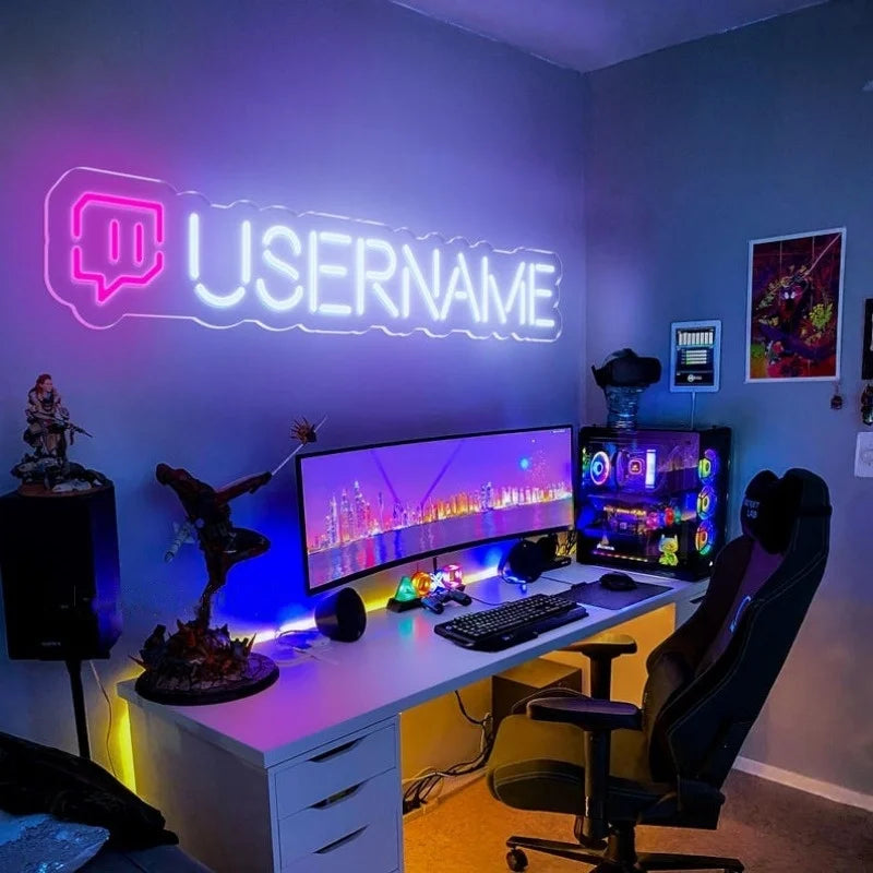Custom Gamertag LED Neon Sign