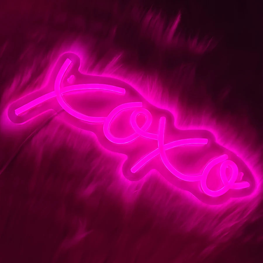 Xoxo Neon Text Sign