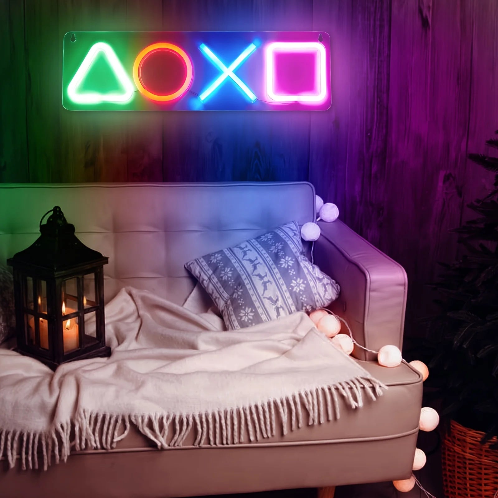 Playstation™ △◯✕▢ Icon LED Neon Sign