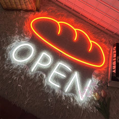 Baguette Bakery Neon Sign
