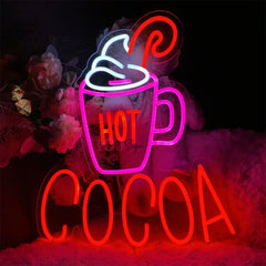 Hot Cocoa LED Neon Sign