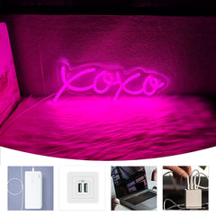 Xoxo Neon Text Sign