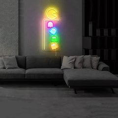 Pacman Game LED Neon Sign