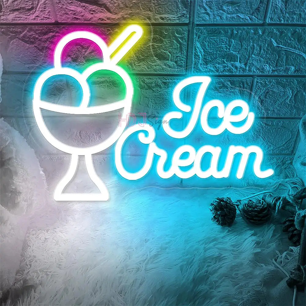 Ice Cream Neon Sign