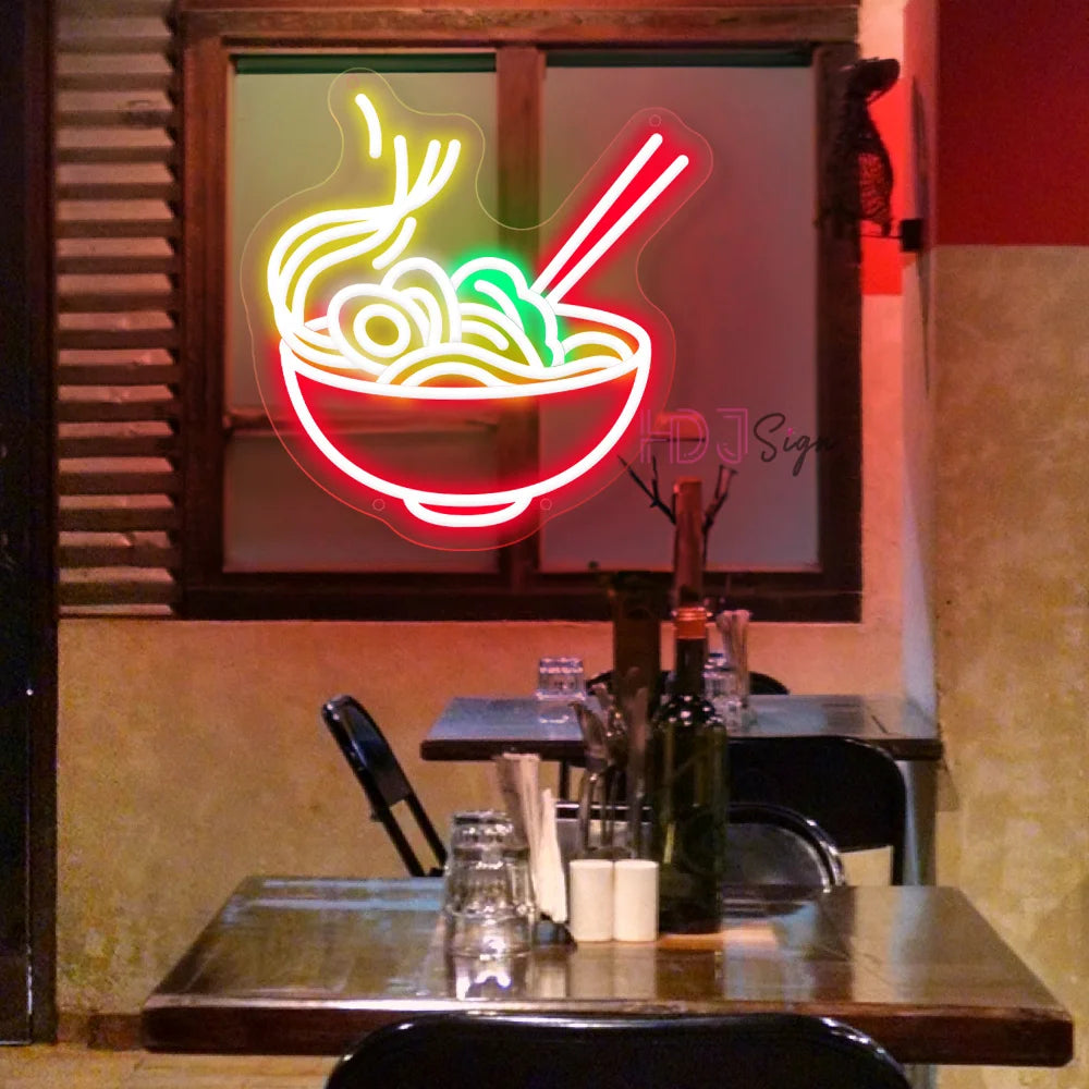 Ramen Noodles Neon Sign