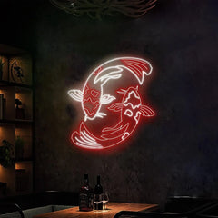 Koi Fish Neon Sign