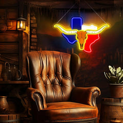 TEXAS Longhorn Neon Sign
