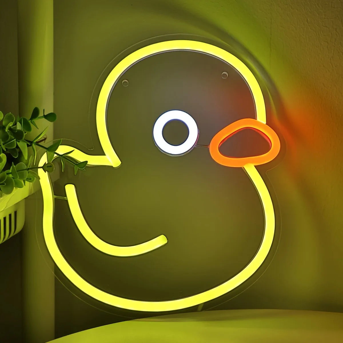 Charming Quack Duck LED Neon Sign