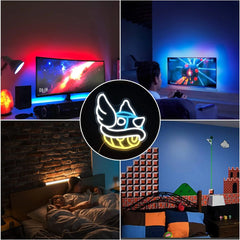 Blue Shell Neon Gaming Sign