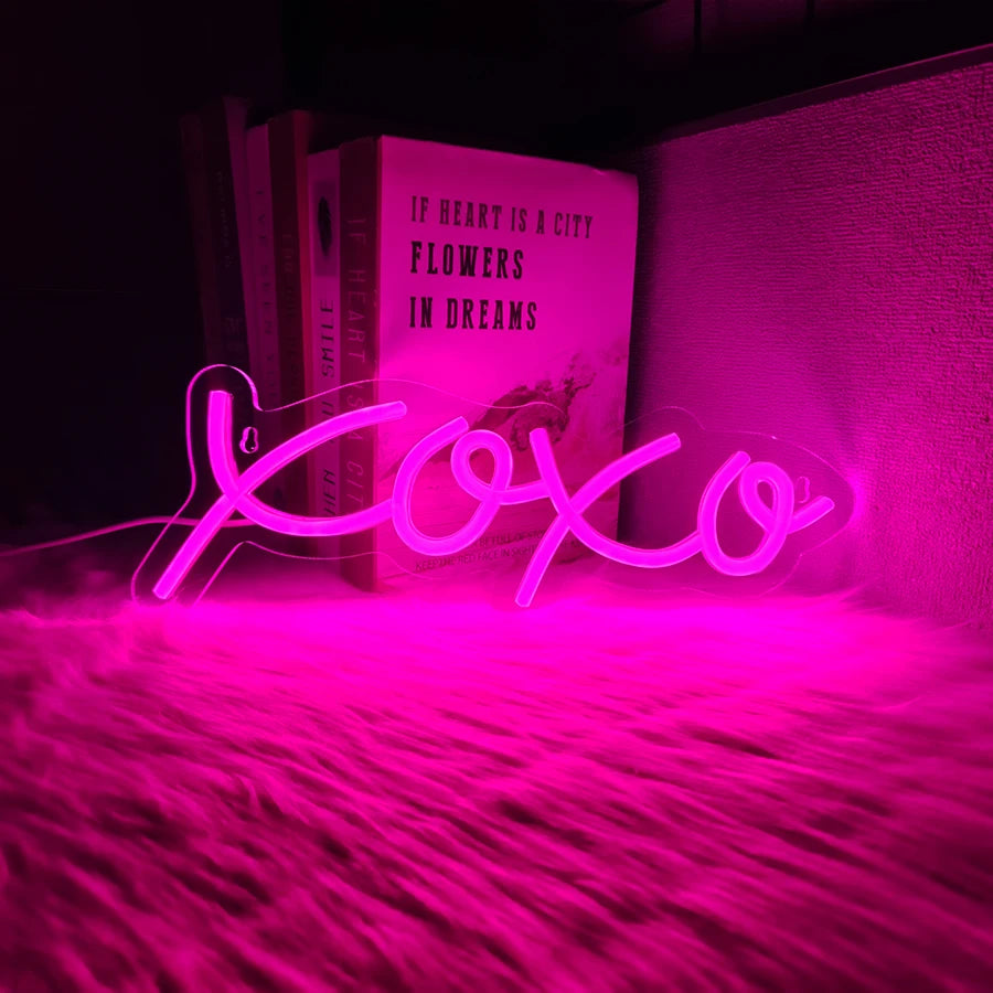 Xoxo Neon Text Sign