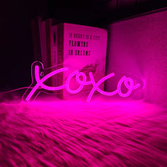 Xoxo Neon Text Sign