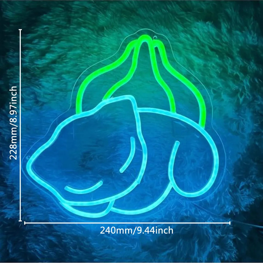 Bulbasaur Neon Sign