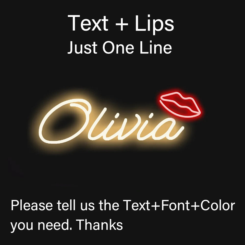 Custom Kids Name Neon Sign