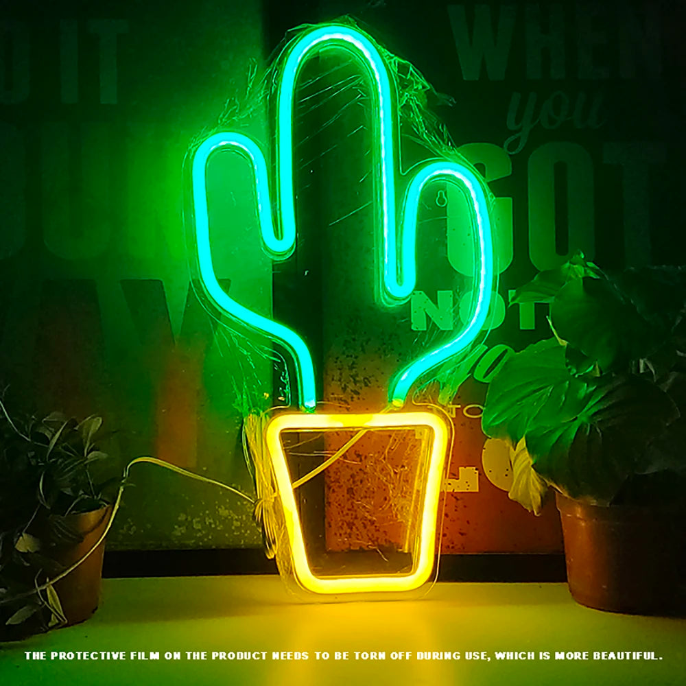 Multiple Natural Shapes Neon Signs
