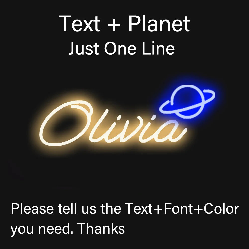 Custom Kids Name Neon Sign