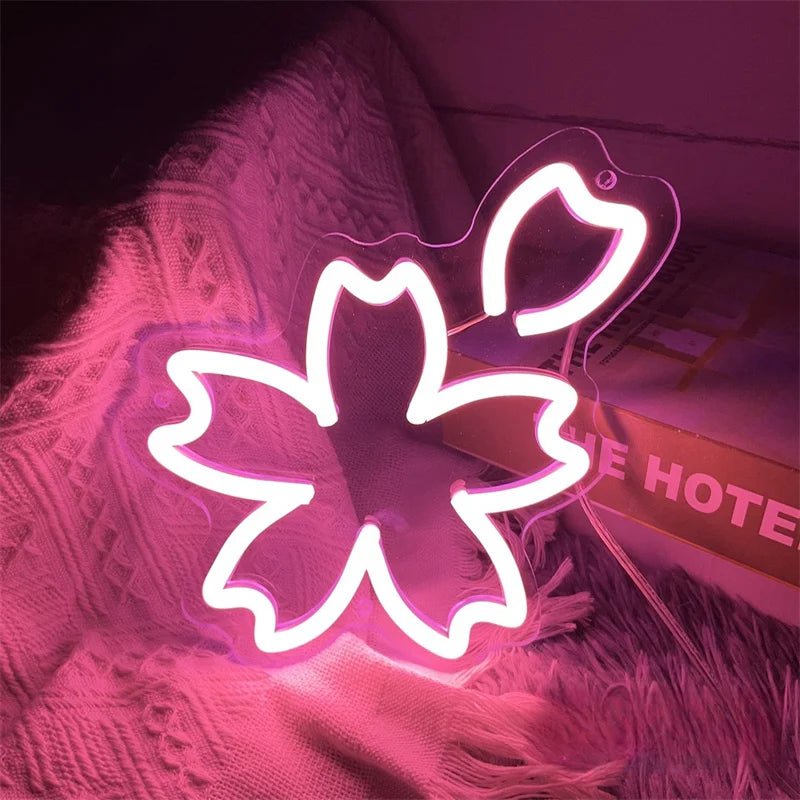 Sakura Japanese Flower Neon Sign