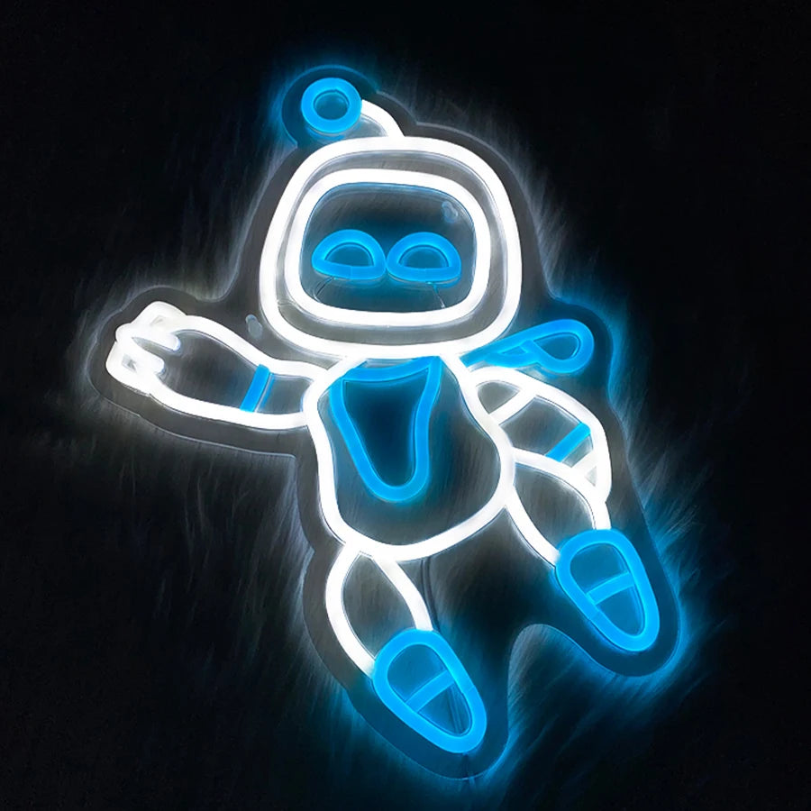 Astro Bot Neon Sign