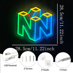 Wonderfullife Game Neon Sign