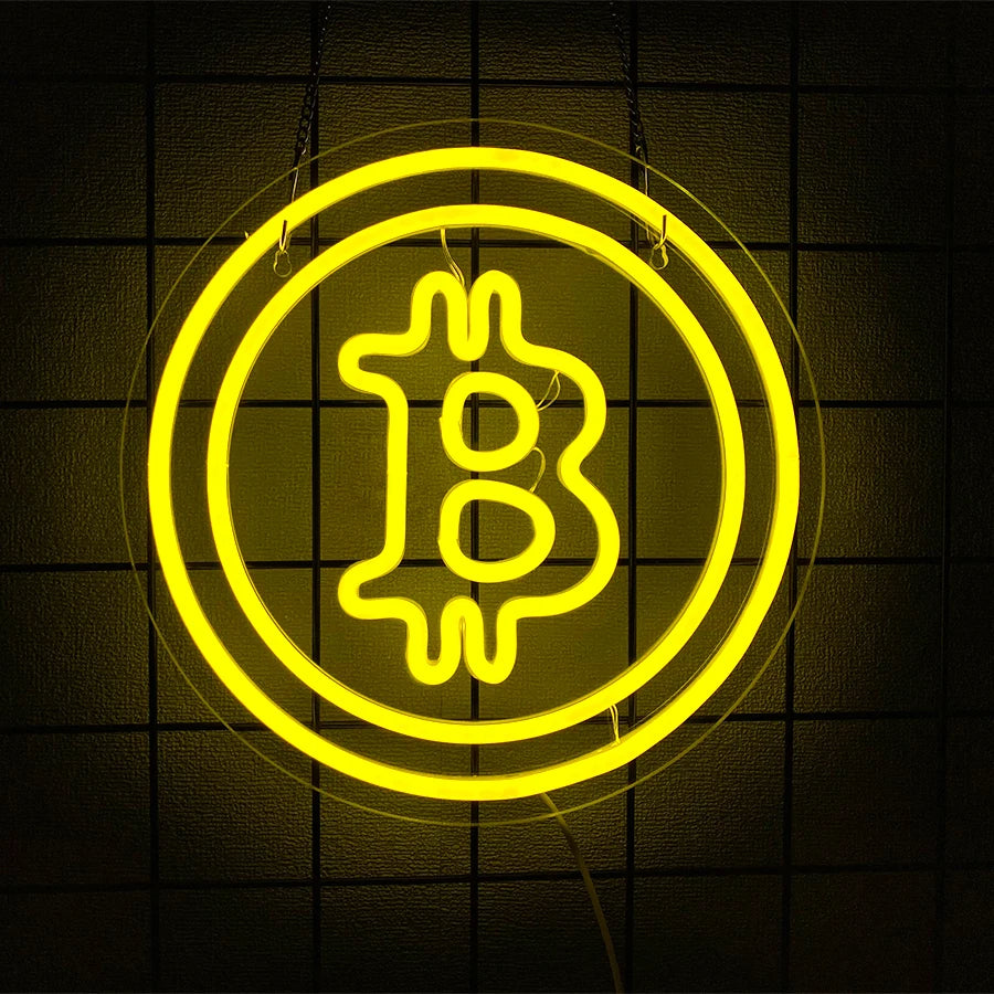 Bitcoin LED Neon Sign