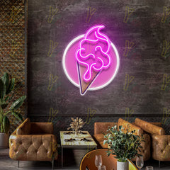 USB Ice Cream Neon Sign