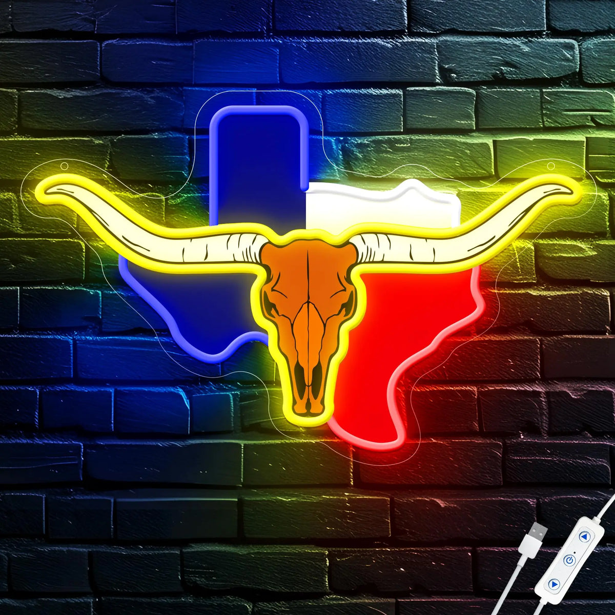 TEXAS Longhorn Neon Sign