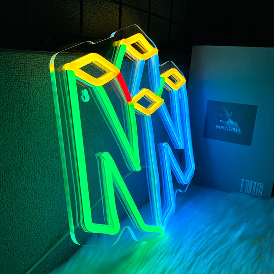 Wonderfullife Game Neon Sign