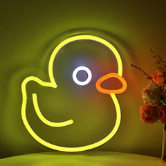 Charming Quack Duck LED Neon Sign