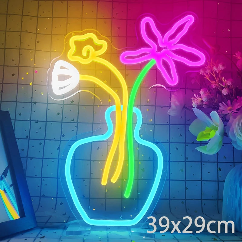 Different Flowers Neon SIgns