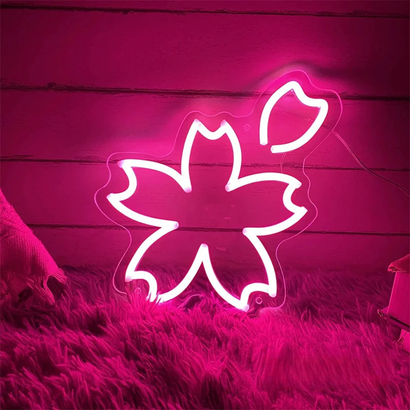 Sakura Japanese Flower Neon Sign