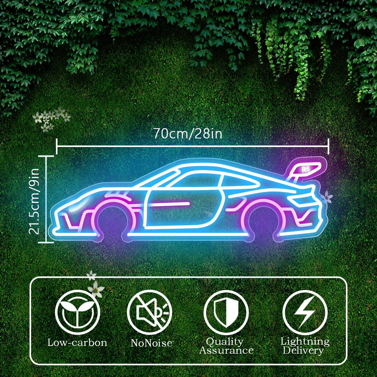 Porsche 911 Sports Car Neon Sign