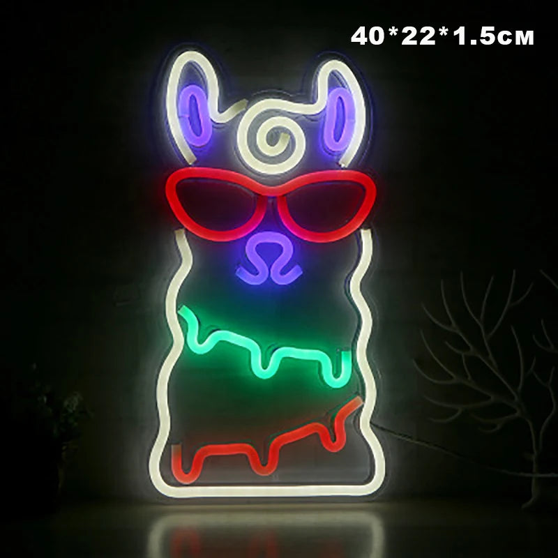 Multiple Natural Shapes Neon Signs