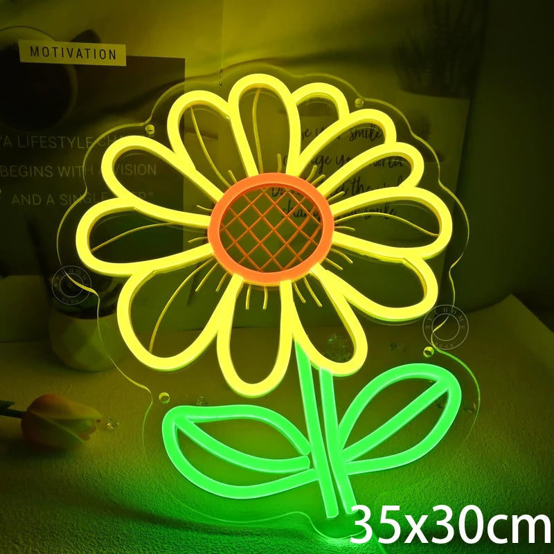 Different Flowers Neon SIgns