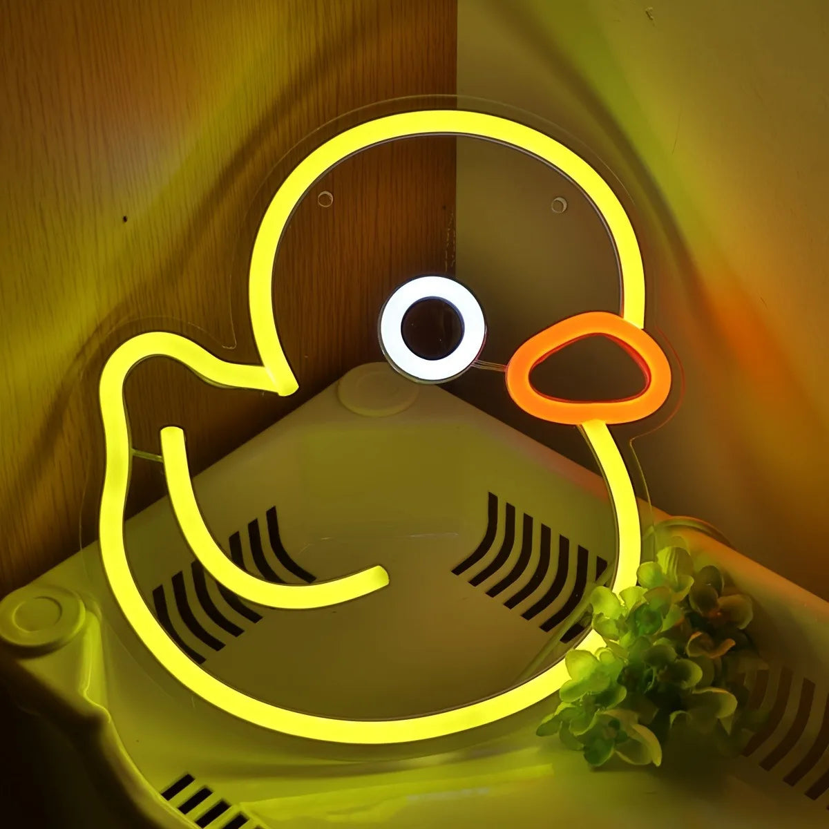 Charming Quack Duck LED Neon Sign