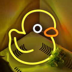 Charming Quack Duck LED Neon Sign