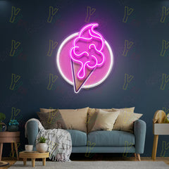 USB Ice Cream Neon Sign