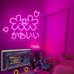 Sakura Kawaii Neon Sign