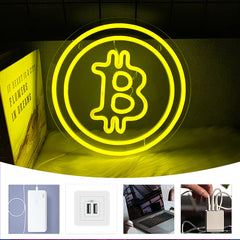Bitcoin LED Neon Sign
