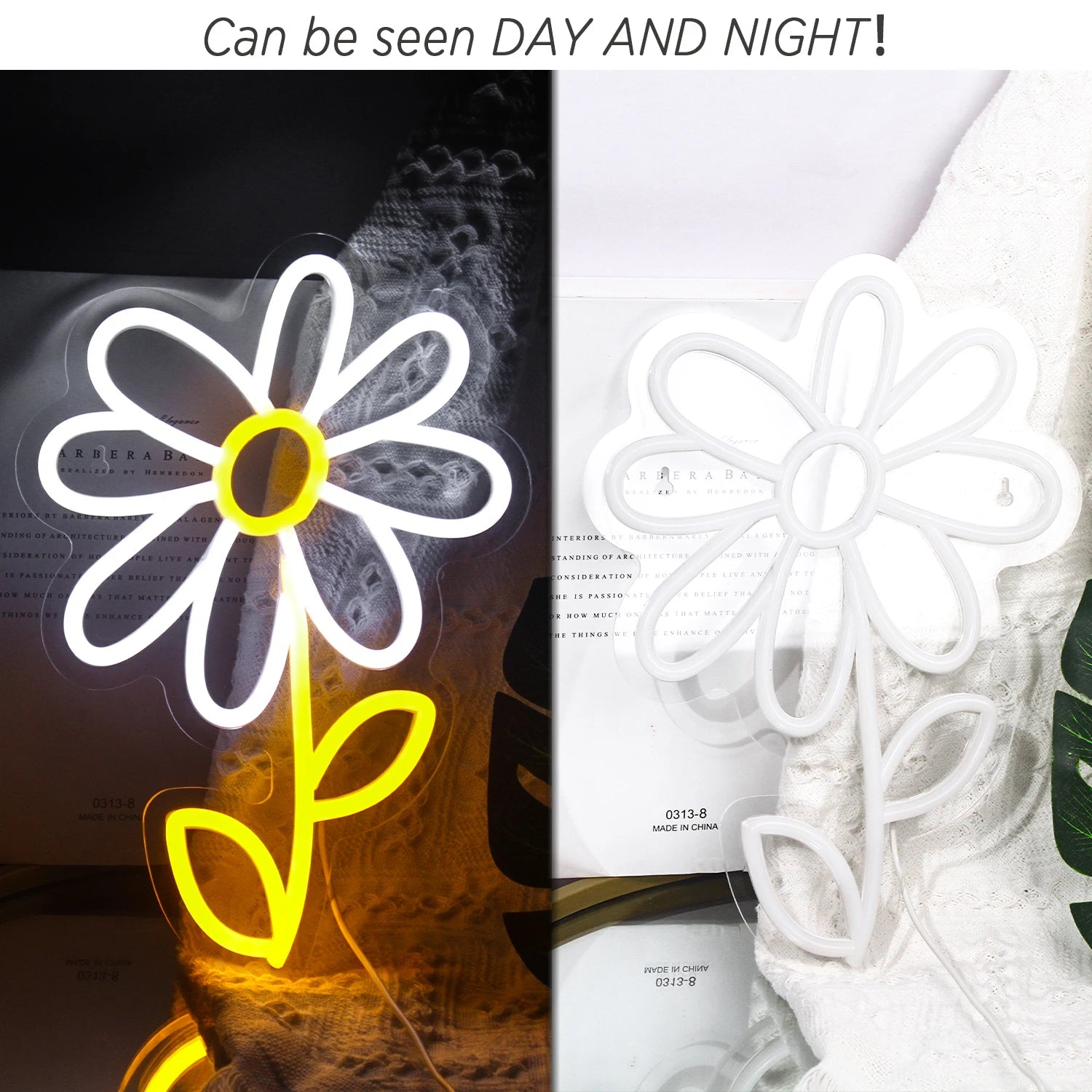 Daisy Flower Neon Sign