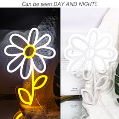 Daisy Flower Neon Sign
