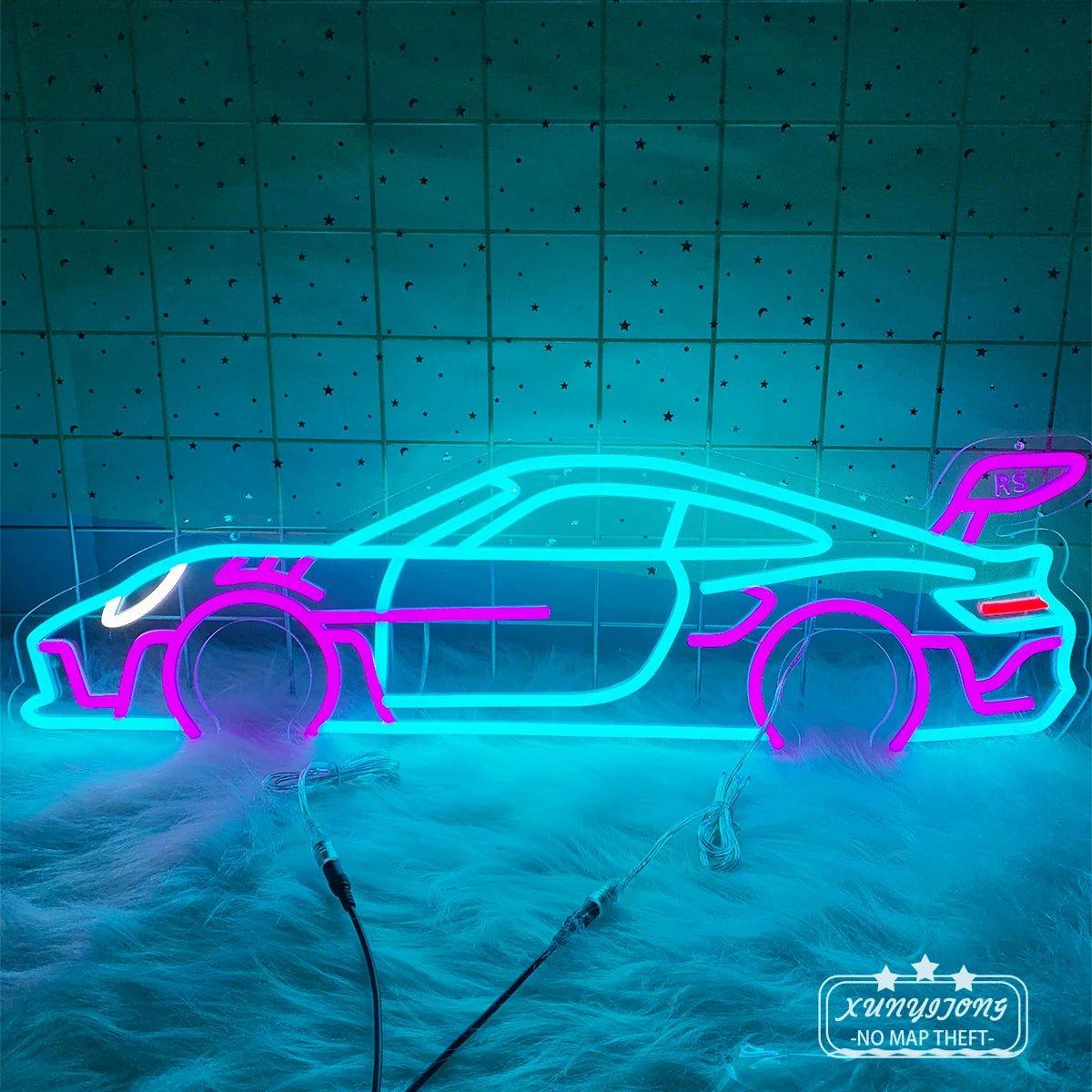 Porsche 911 Sports Car Neon Sign