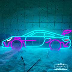 Porsche 911 Sports Car Neon Sign